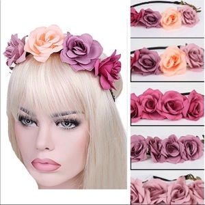 Flower head band